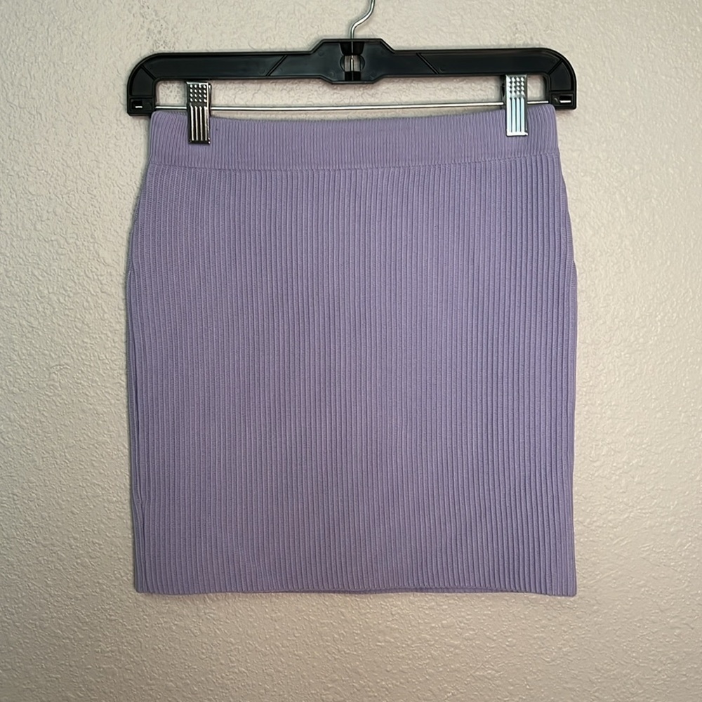 Forever 21 Knit Skirt Purple Size Small